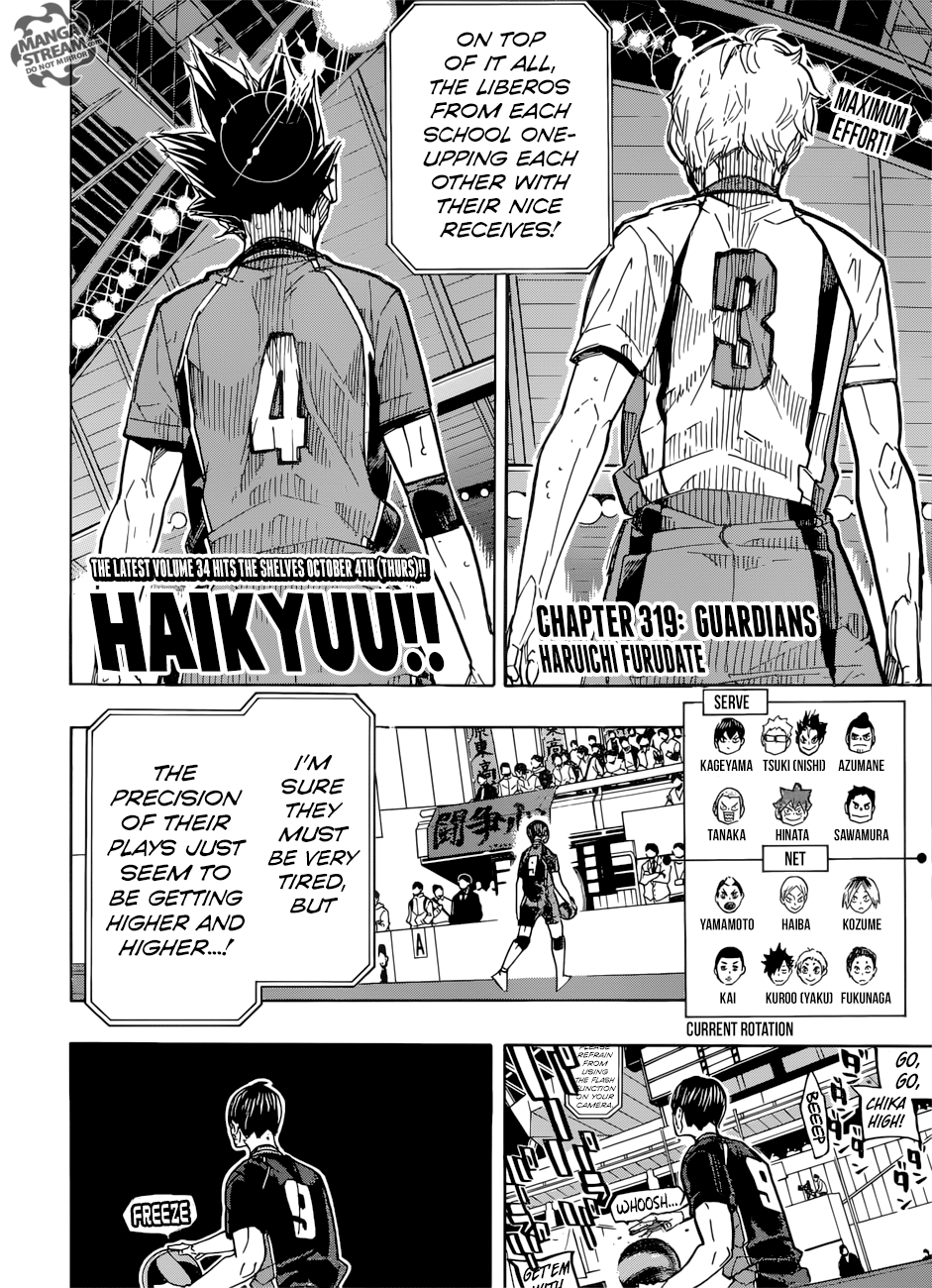 Haikyuu!!, Chapter 319 image 06